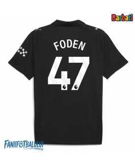 Manchester City Phil Foden #47 Tricou Fotbal Replică 2025-26 Barbati Deplasare